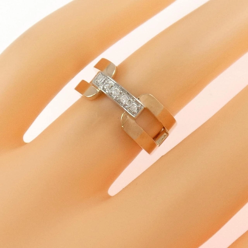 Nhẫn kim cương K18PG/K18WG 665473