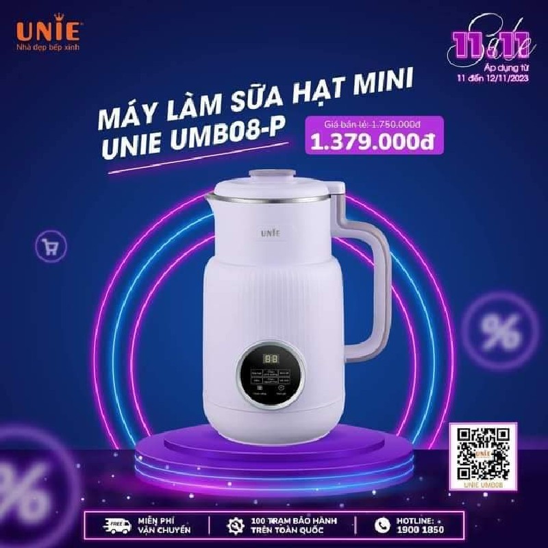 MÁY SỮA HẠT UNIE UMB08  21156