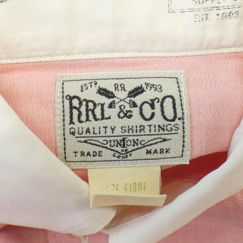 【Mã giảm giá】Áo sơ mi RRL 637508