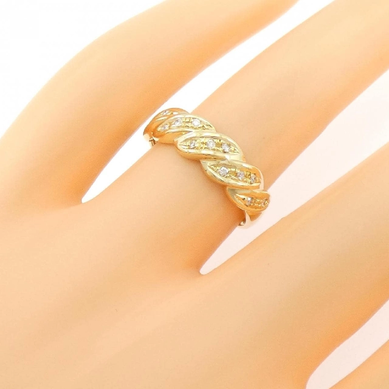 Nhẫn kim cương K18YG 0.07CT - Hàng hiệu chính hãng 848631