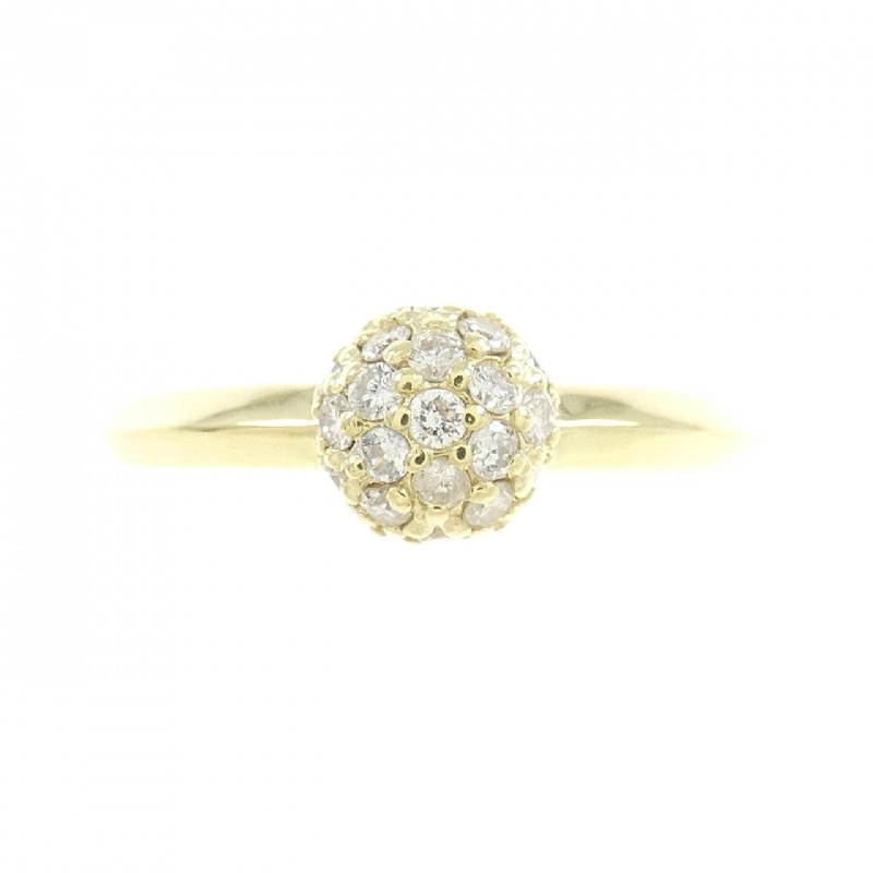 Nhẫn kim cương Pavé K18YG 0.19CT 672932