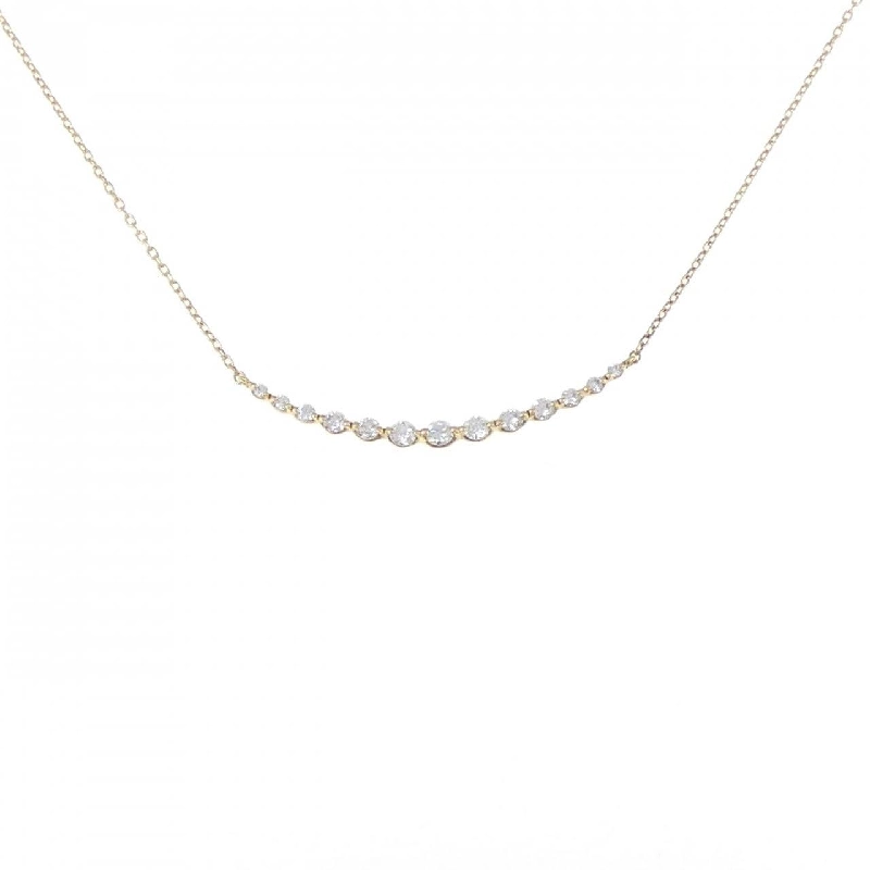 K18YG Dây chuyền kim cương 0.35CT - Hàng hiệu Chính hãng 860625