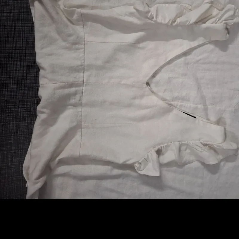 Đầm trắng zara 573081