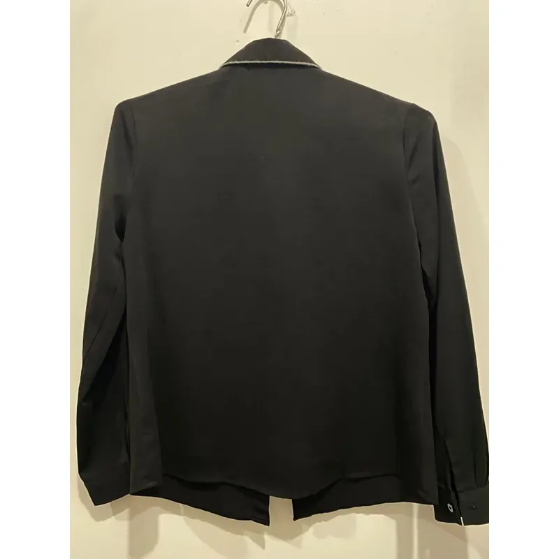 ÁO SƠ MI IVY MODA* MÀU ĐEN* SIZE M* TẶNG QUÀ 0Đ *FREESHIP 588239