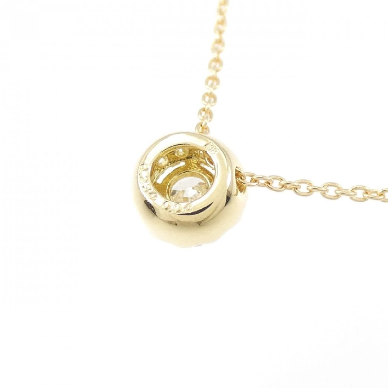 Dây chuyền kim cương K18YG 0.234CT F SI2 Tốt - Hàng hiệu Chính hãng 872401