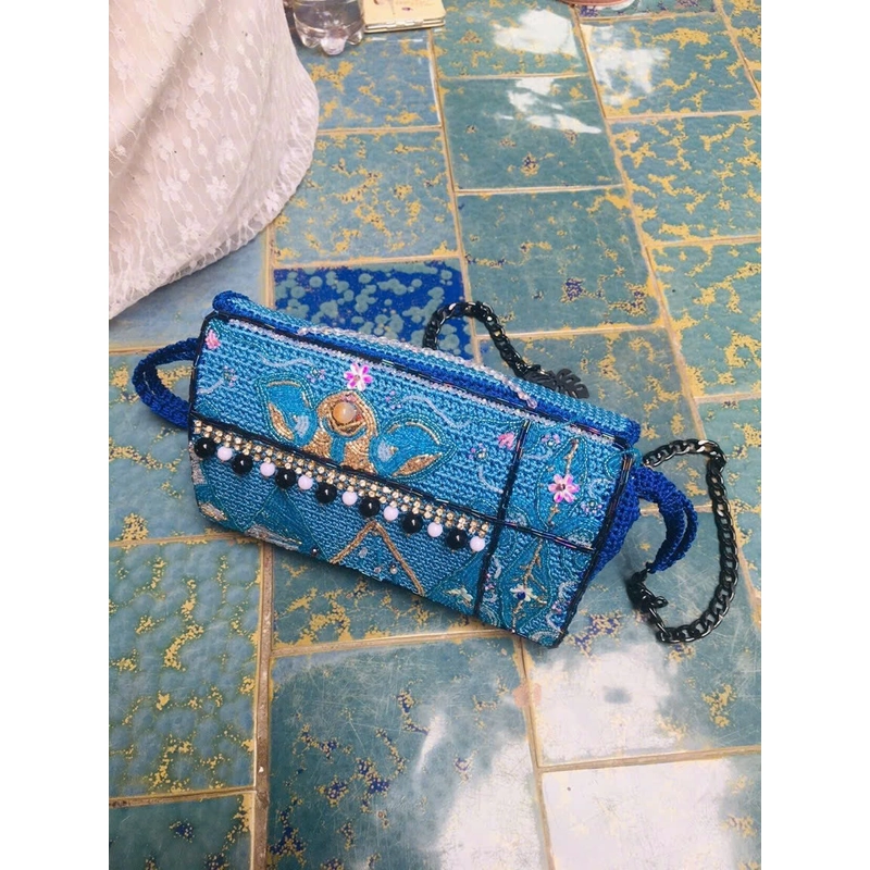 Túi xách handmade cườm hoa 547279