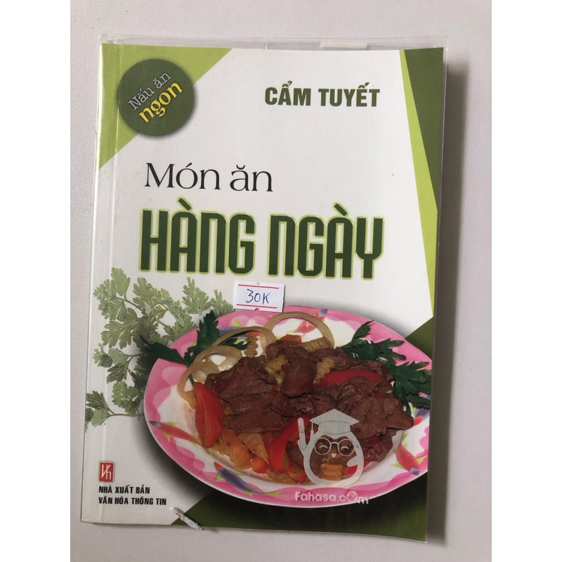 MÓN ĂN HÀNG NGÀY - 63 trang, nxb: 2015 - sách in màu, giấy bóng  315101