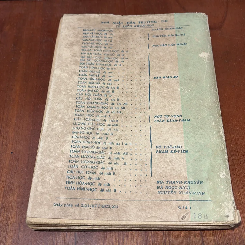 II Sách Xưa: Hoá Học - Đệ Nhất A•B Và Kỹ Thuật - Nguyễn Thanh Khuyến, Hà Ngọc Bích - 1969 714803