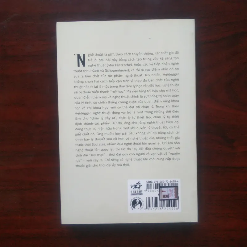 [Sách Triết Học] Triết Học Nghệ Thuật Của Heidegger (Julian Young) 976525