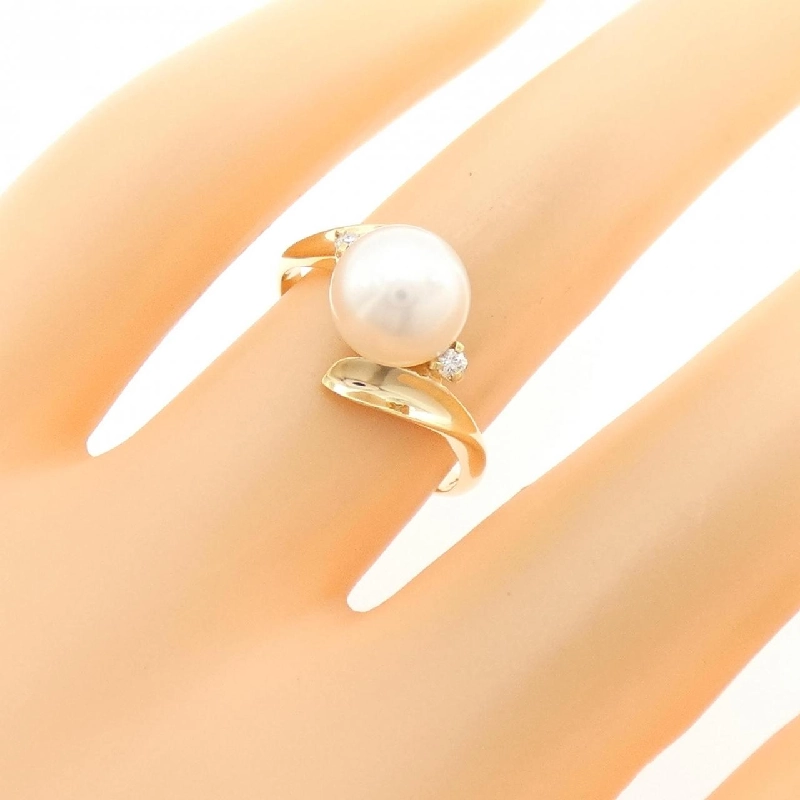 Nhẫn ngọc trai Akoya K18YG 7.7mm 669891