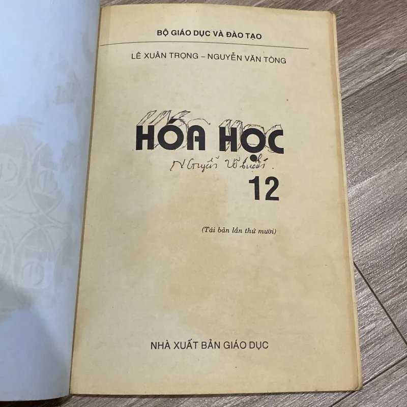 HÓA HỌC 12 (XB 2002) 993831