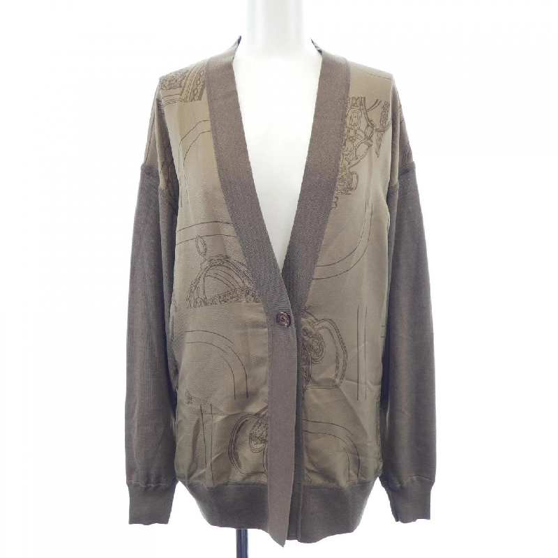 【Mã giảm giá】Áo khoác cardigan HERMES 640063