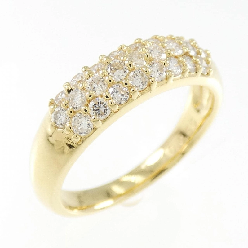 Nhẫn kim cương Pavé K18YG 0.50CT 671709