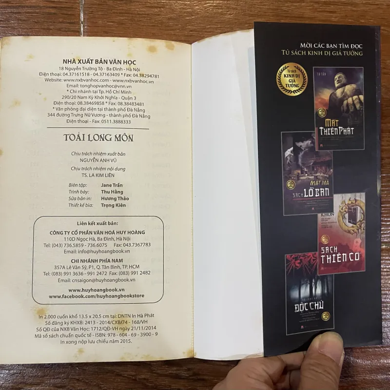 Tủ Sách Kinh Dị Giả Tưởng 3 cuốn . Mắt Thiên Phật . Toái Long Môn . Sách Thiên Cơ  763228