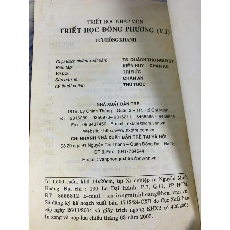 Triết Học Nhập Môn - Lưu Hồng Khanh 720890