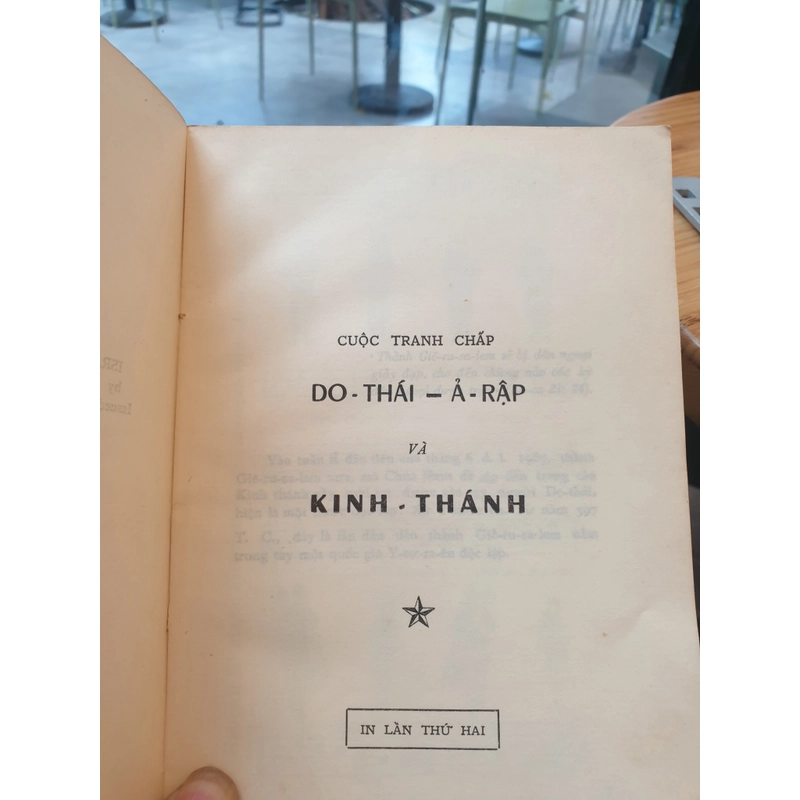 Cuộc Tranh Chấp Do Thái / Ả Rập và Kinh Thánh (Sách rất hiếm, có 102) 479016