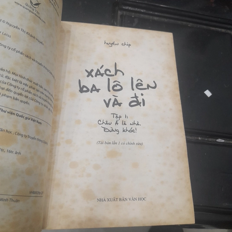 Huyền chip - XÁCH BA LÔ LÊN VÀ ĐI, tập 1: Châu Á là nhà. Đừng khóc! 366130