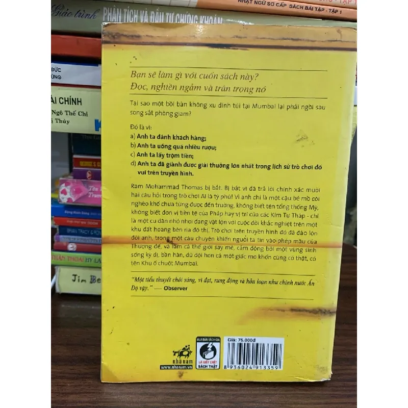 Triệu phú khu ổ chuột- Uikas Swarup 606314