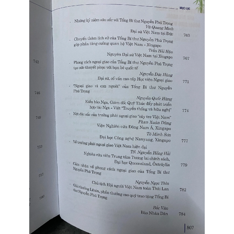 Xây dựng và phát triển nền đối ngoại, ngoại giao Việt Nam toàn diện, hiện đại, mang đậm bản sắc “cây tre Việt Nam” (bìa cứng)- Nguyễn Phú Trọng- sách mới 98% 787526