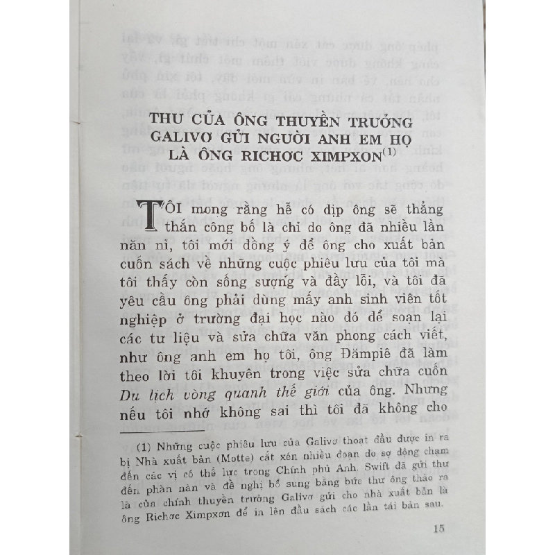 Galivơ du ký - Jonathan Swift (Nguyễn Văn Sĩ dịch) 470058