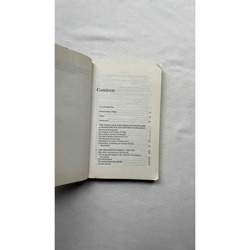 The Family and Family Relationships, 1500-1900 960748