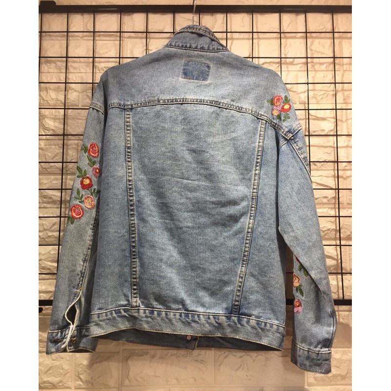 Áo khoác Jeans thêu hoa 147205