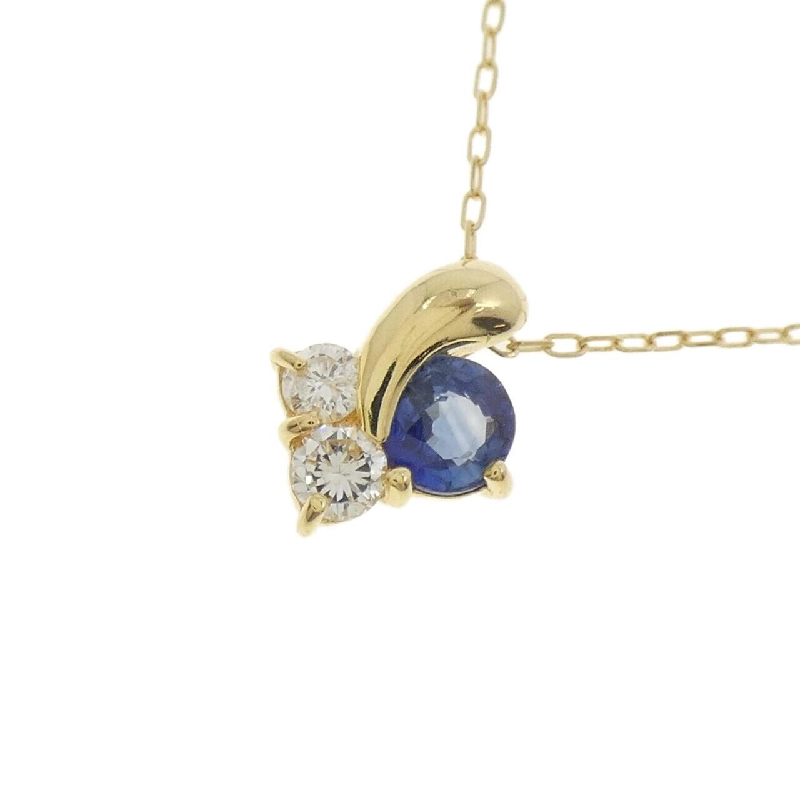 K18YG Sapphire Necklace 0.33CT - Hàng hiệu Authentic 863251