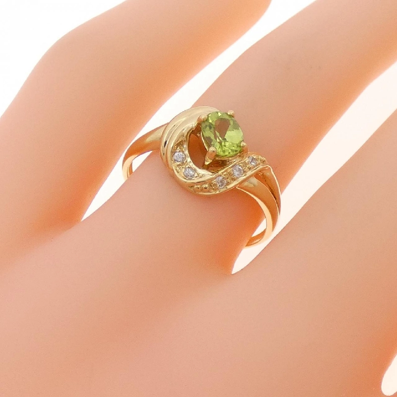 Nhẫn Peridot K18YG 0.41CT - Hàng hiệu Chính hãng 854332