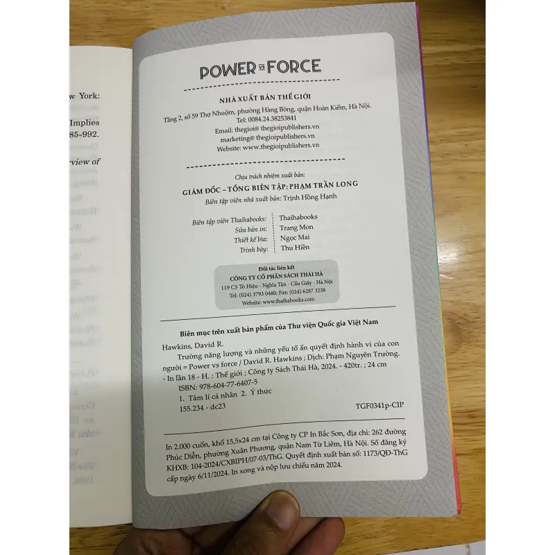 POWER vs FORCE - Trường năng lượng và những yếu tố ẩn quyết định hành vi con người 750975