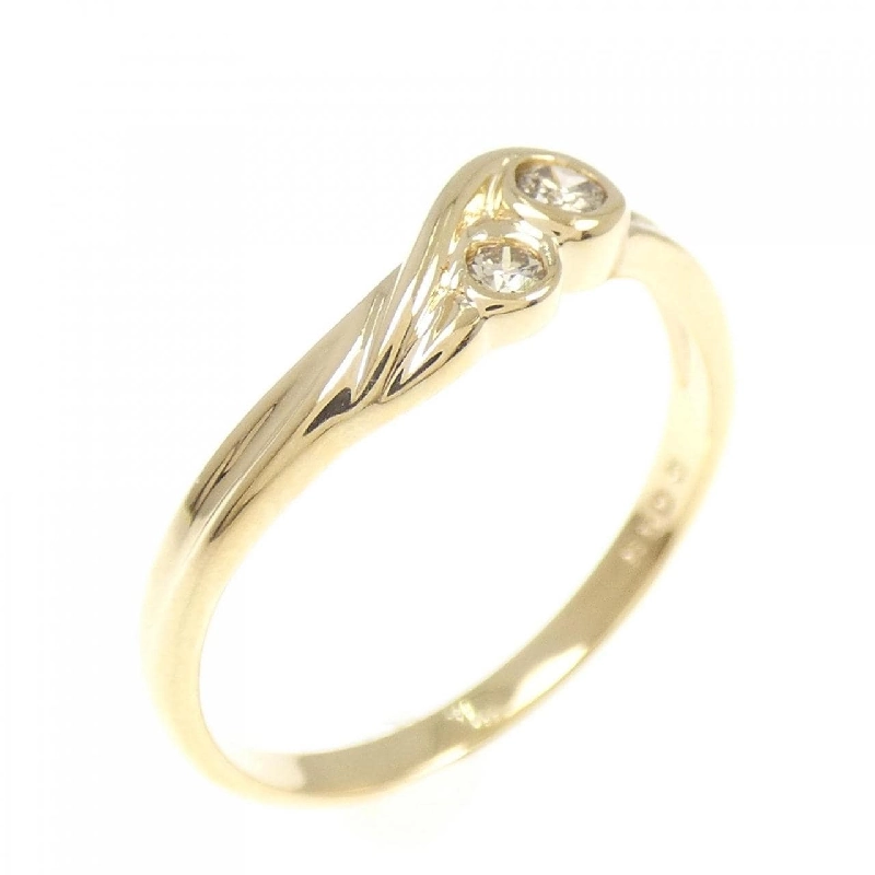 Nhẫn kim cương K18YG 0.09CT 667558