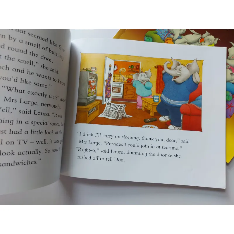 COMBO 2 QUYỂN – THE LARGE FAMILY (Jill Murphy) - 📚 A Quiet Night In + Mr Large In Charge 712013