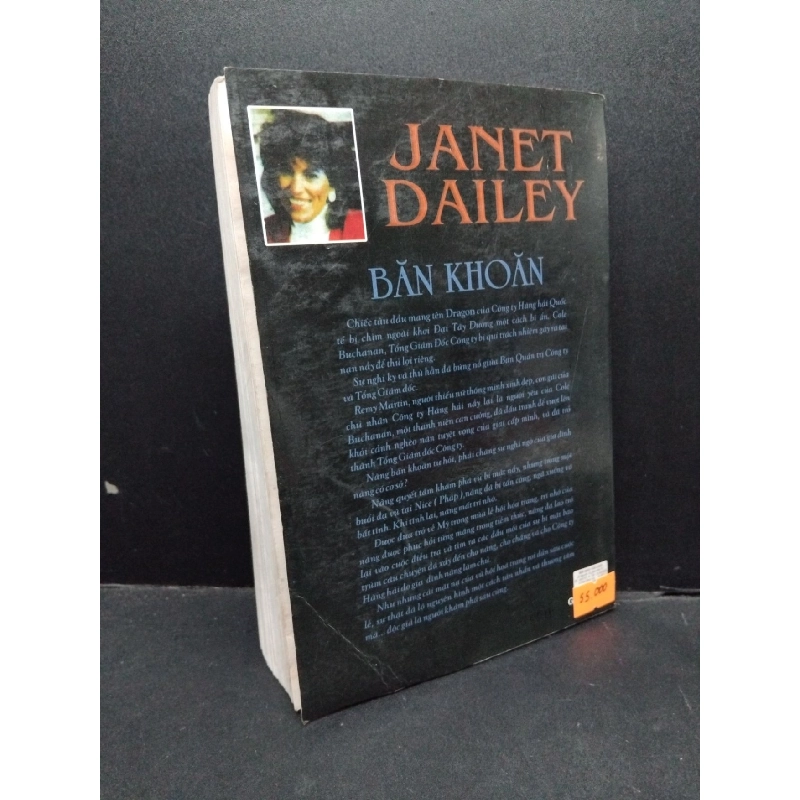 Băn khoăn Janet Dailey mới 70% bẩn bìa, ố, ẩm, gấp bìa, tróc gáy nhẹ 2000 HCM.ASB3010 917719