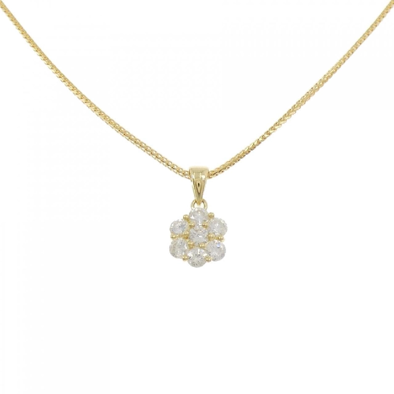 K18YG Hoa Kim Cương Dây Chuyền 1.00CT - Hàng hiệu Chính hãng 860209