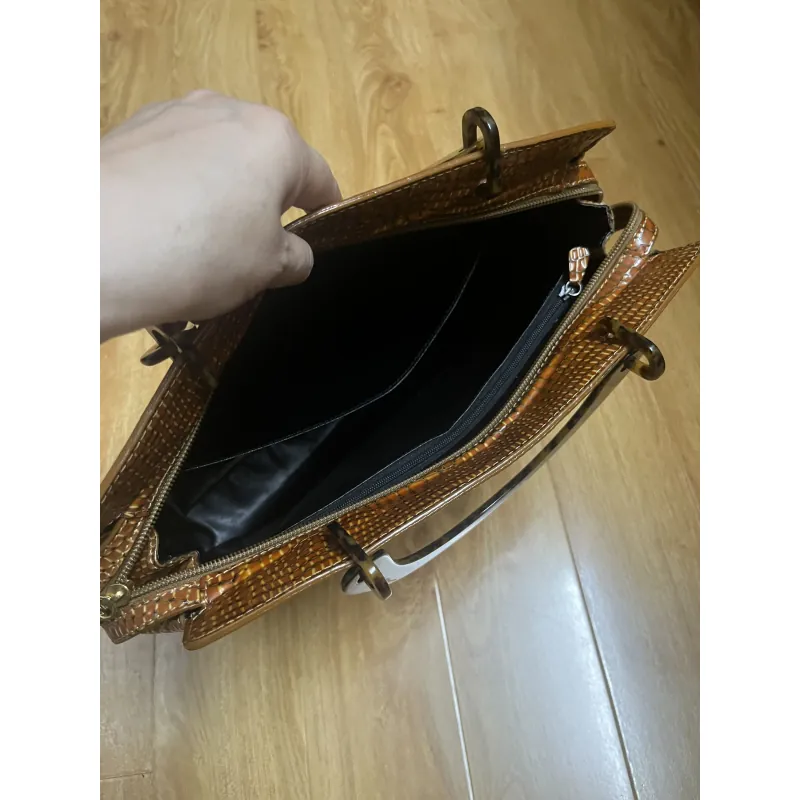 Túi nữ phom hộp da thật 2hand 976451