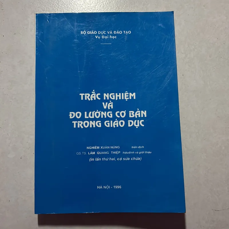 Trắc nghiệm và đo lường cơ bản trong giáo dục 726959