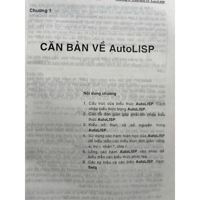 NGÔN NGỮ LẬP TRÌNH AUTOLISP(Full bộ 2 tập) 501455