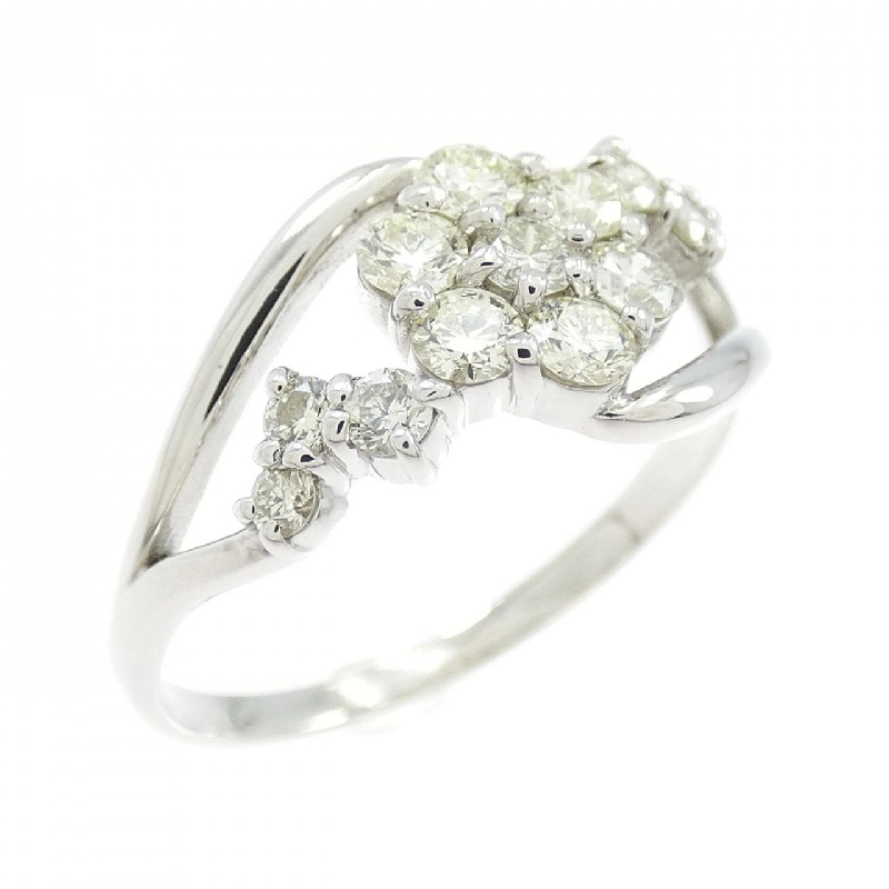 Nhẫn kim cương hoa PT900 0.50CT - Hàng hiệu Authentic 853172