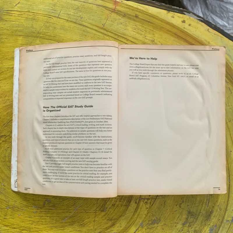 THE OFFICIAL SAT GUIDE: FOR THE NEW SATtm 1022750