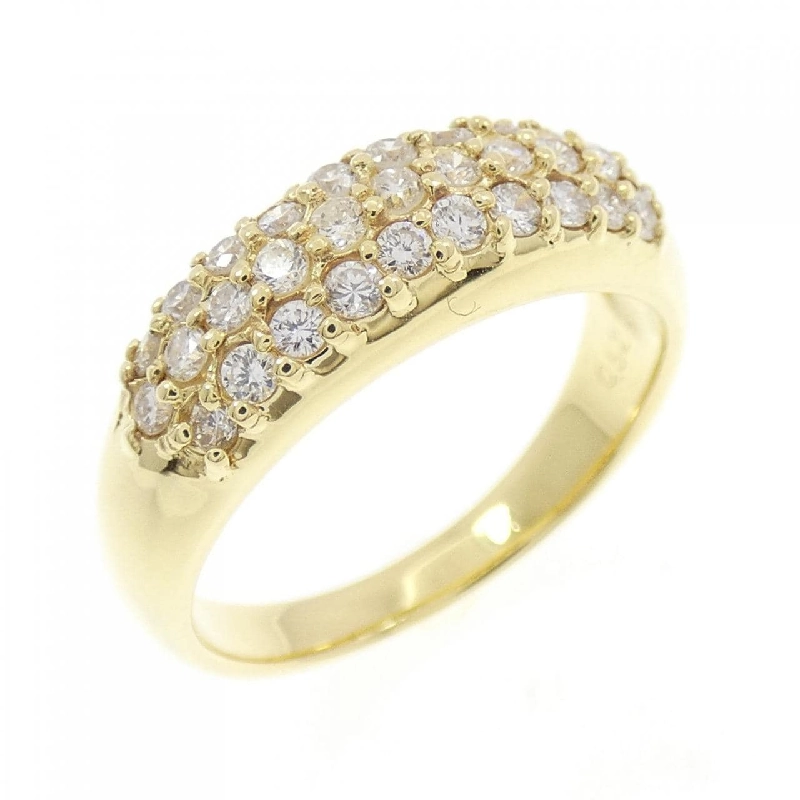 Nhẫn kim cương Pavé K18YG 0.52CT - Hàng hiệu Chính hãng 852715