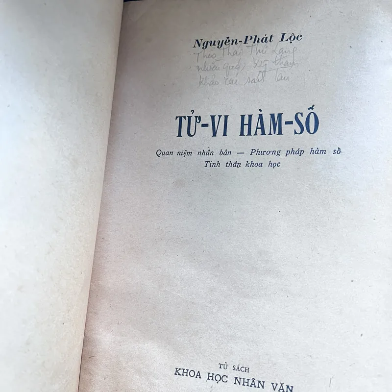 Tử vi hàm số - Nguyễn Phát Lộc 591421