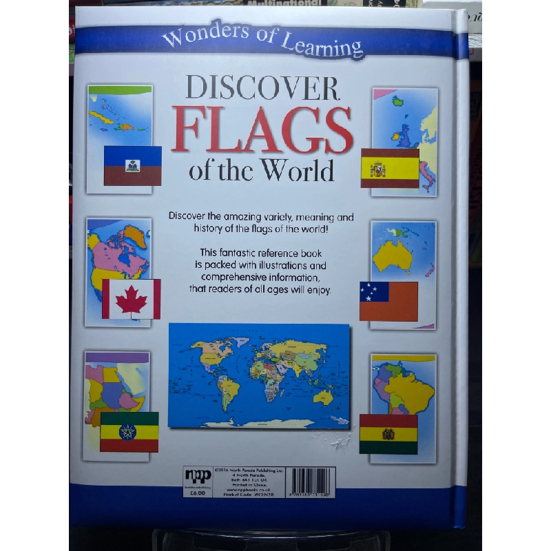 Discover flags of the world mới 90% Wonders of learning HPB2505 SÁCH NGOẠI VĂN 181238