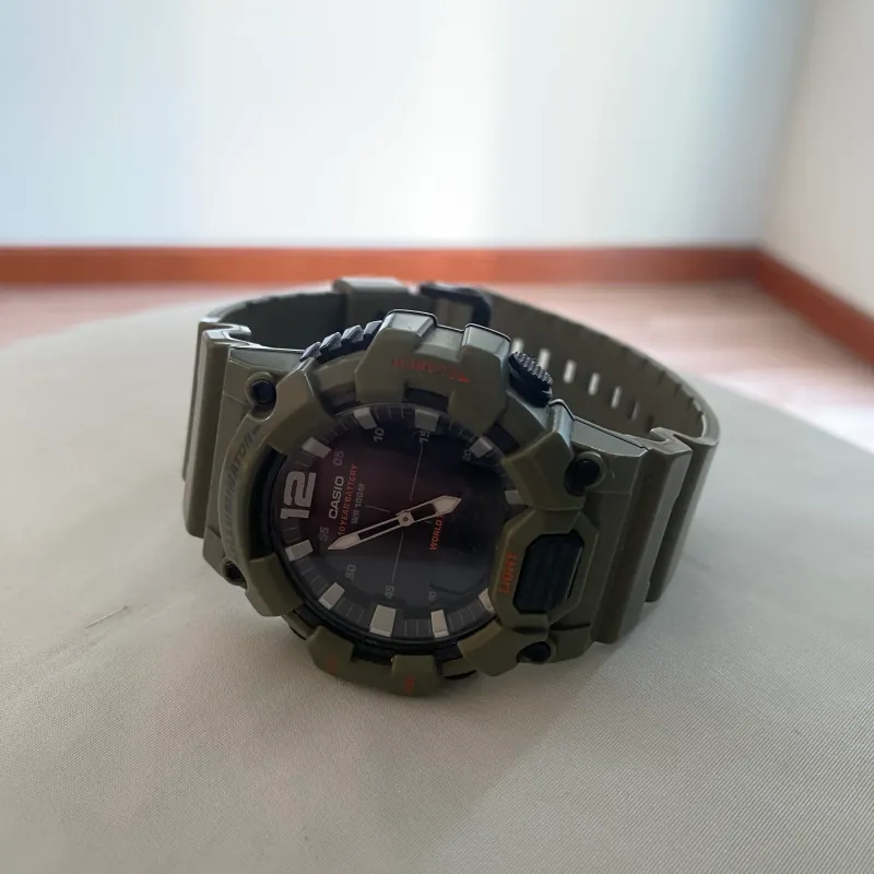 Đồng Hồ Casio Nam HDC-700 Chính Hãng - Xanh rêu - Đã qua sử dụng 1005767