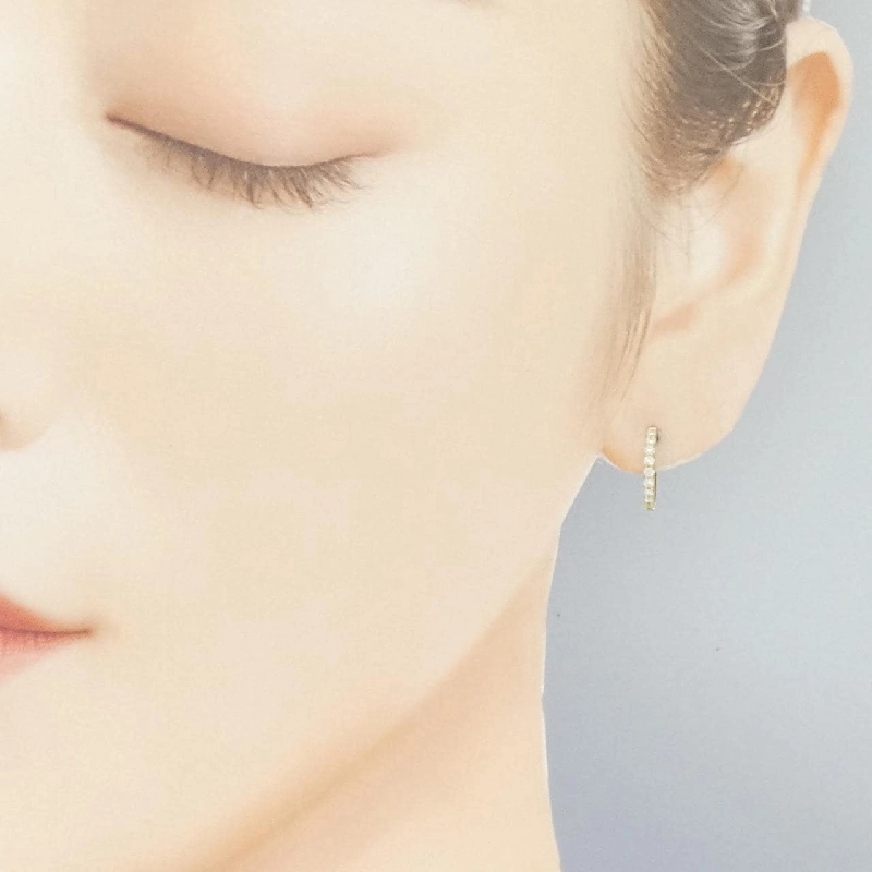 K18YG Bông tai kim cương 0.20CT - Hàng hiệu Chính hãng 865013