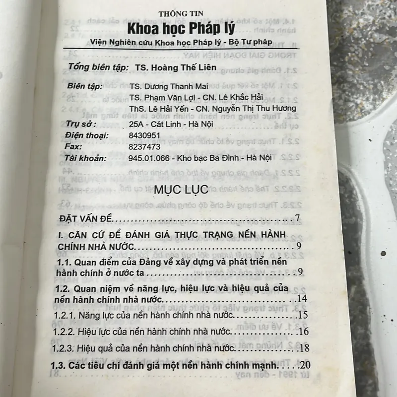 [luật - chính trị] Khoa học pháp lý - năng lực, hiệu lực, hiệu quả quản lý nhà nước 563192