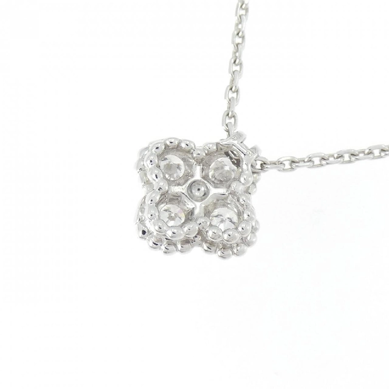 K18WG Hoa Kim Cương Dây Chuyền - Hàng hiệu Chính hãng 860217