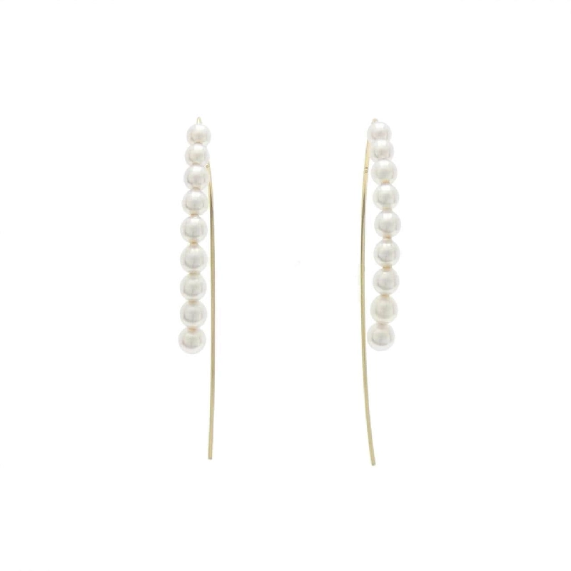 K18YG Bông tai Akoya Pearl - Hàng hiệu Chính hãng 866038