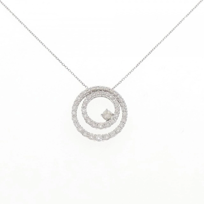 K18WG 2WAY Dây chuyền kim cương 0.088CT - Hàng hiệu Authentic 847664