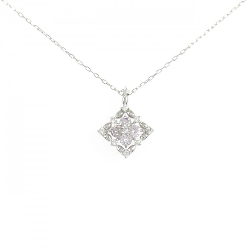 Dây chuyền kim cương hồng PT900/PT850 0.22CT - Hàng hiệu Authentic 861490