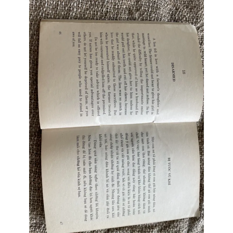 Ngụ ngôn Easop (Ê dôp) và danh ngôn cổ ngữ - song ngữ Anh Việt  1004102