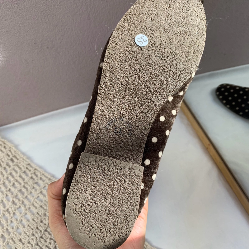 [Like new] Giày bệt nữ O•G•A made in Japan - size 37.5-38 - Chấm bi hot trend 500267
